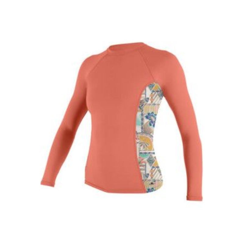 O’Neill Womens Side Print Rash Guard In Nectar Zephora