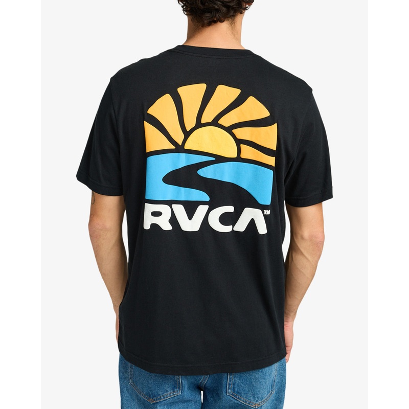 RVCA Sun Phase Short Sleeve T-Shirt Black