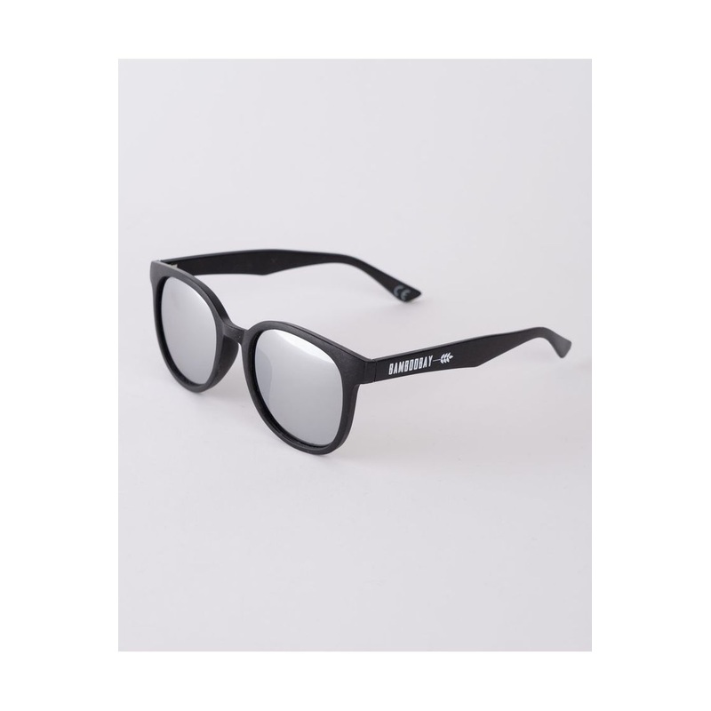 BamBooBay Swheat Round Sunnies Black