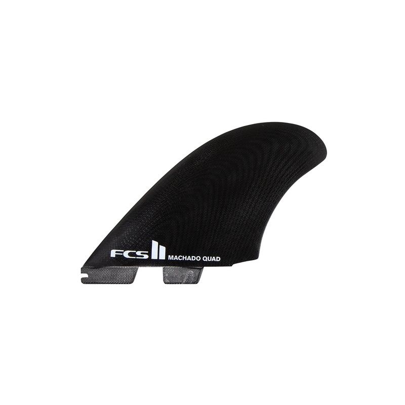 FCS2 Rob Machado PG Quad Fin Set – Black