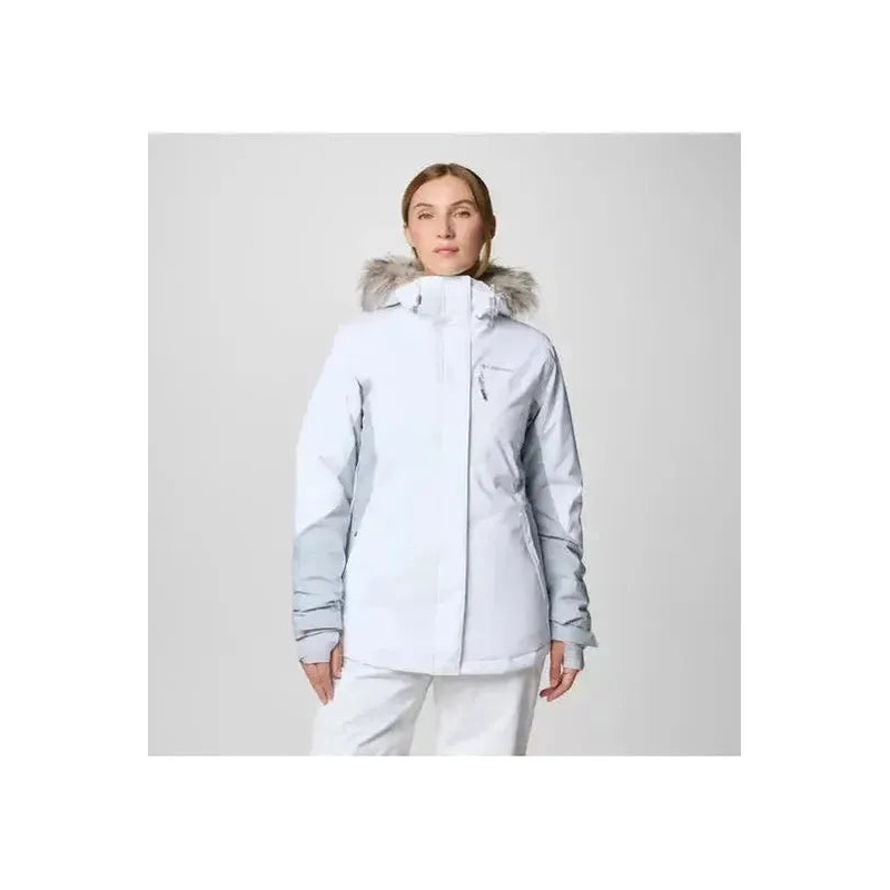 Columbia Ava Alpine Ii Insulated Snow Jacket White,Cirrus Grey