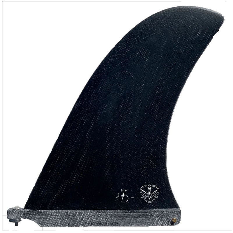 Flying Diamonds Sea Monster Pivot Longboard Fin – 11″/Black