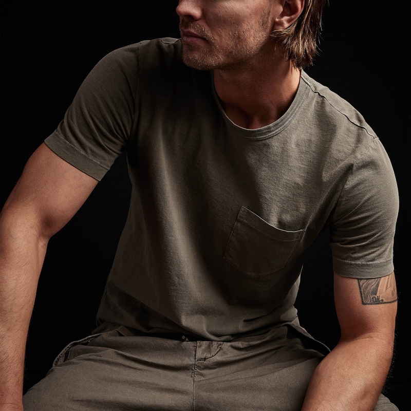 Lightweight Jersey Pocket Tee – Ammo Pigment