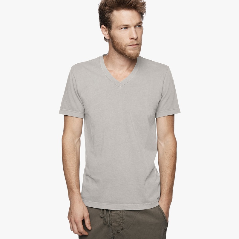 Short Sleeve V Neck – Dapple Pigment