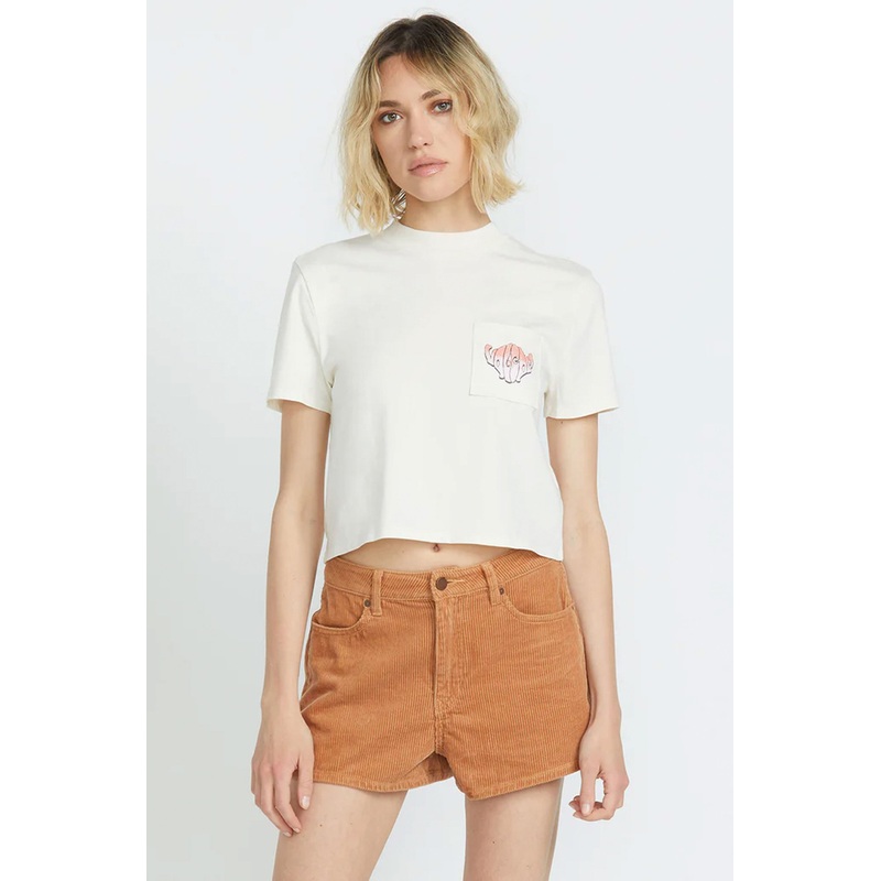 VOLCOM – POCKET DIAL TEE – BONE