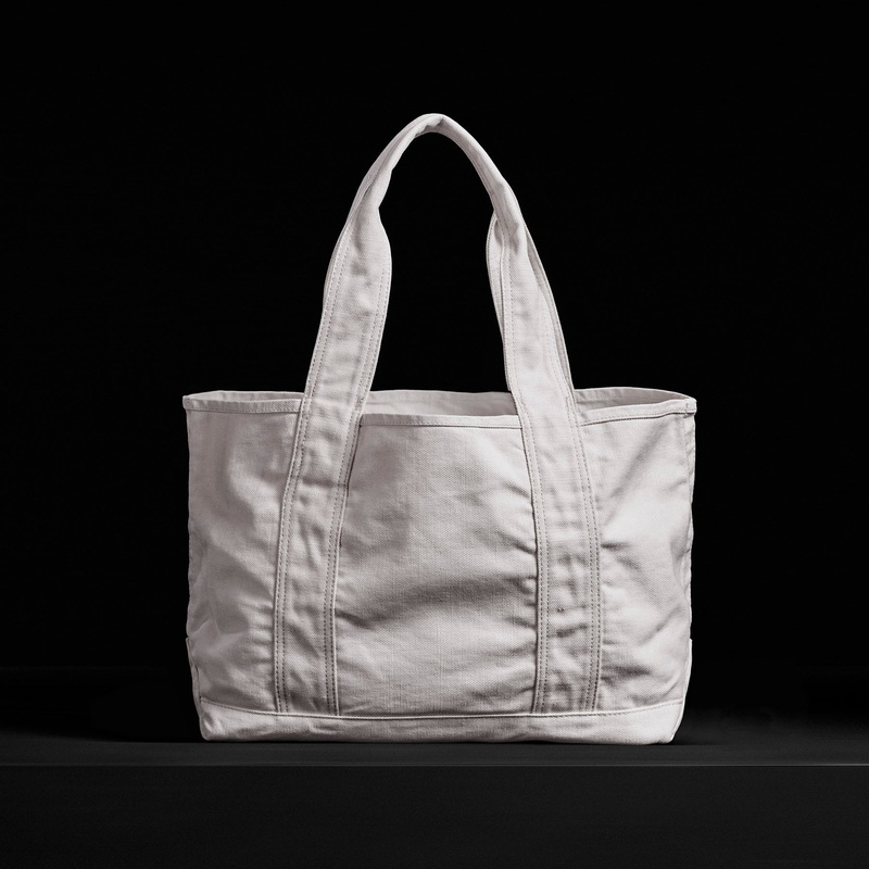 Classic Mini Canvas Tote – White