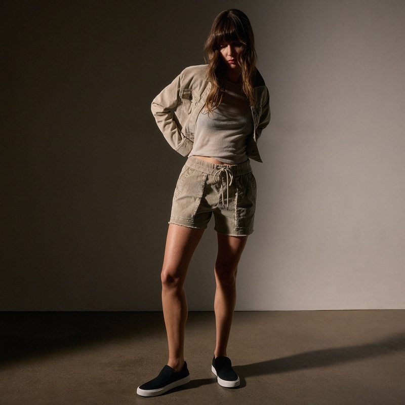 Corduroy Utility Short – Overcast Pigment