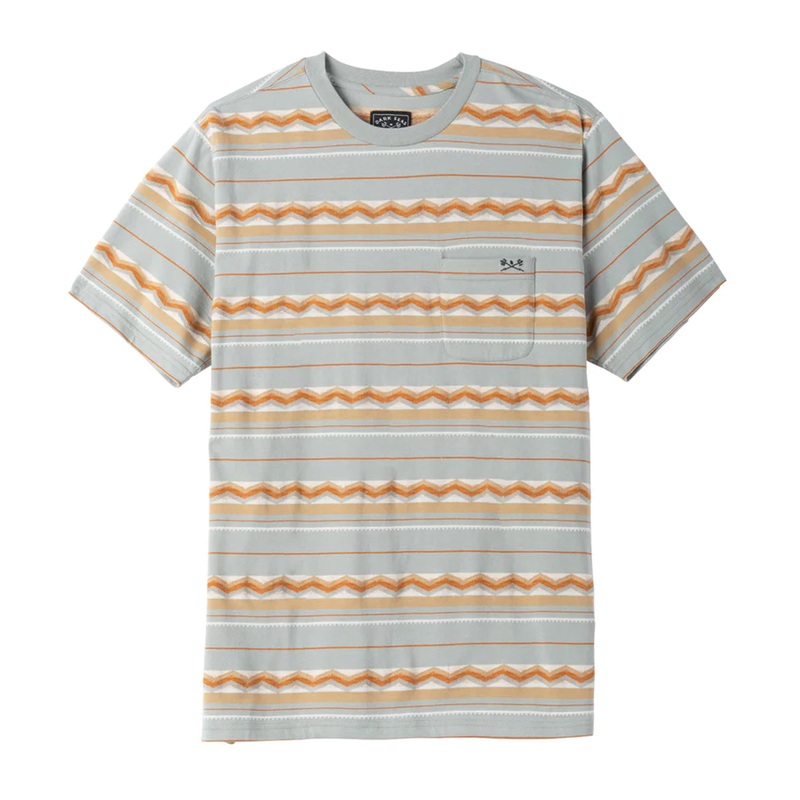 Dark Seas Rosswood Knit Men’s S/S T-Shirt – Iron