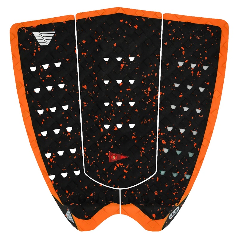 VEIA JJF Round Tail Pro Traction Pad – Space/Hi Vis Orange