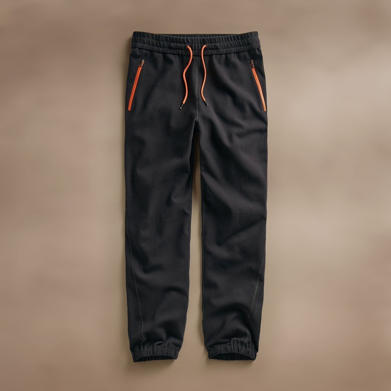 Brush Scuba Zip Pocket Performance Pant – Black/Orange