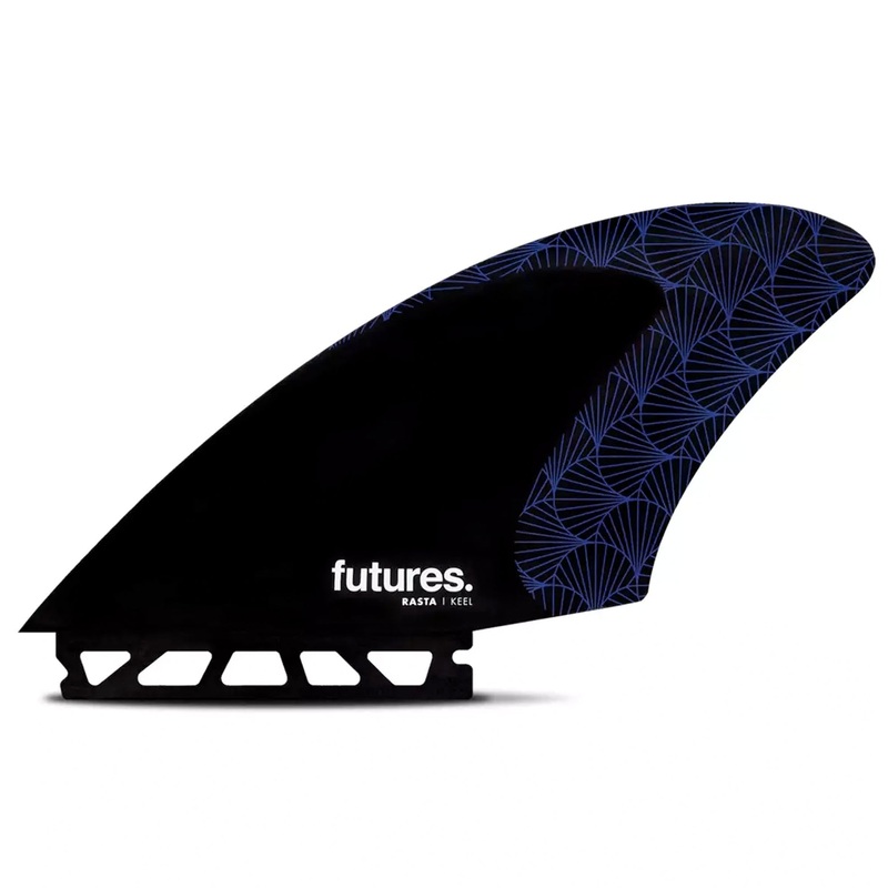 Futures Rasta HC Keel VF Twin Surfboard Fins – Purple