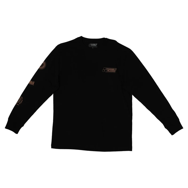 Channel Islands Mixed Bag Long Sleeved Tee – Black