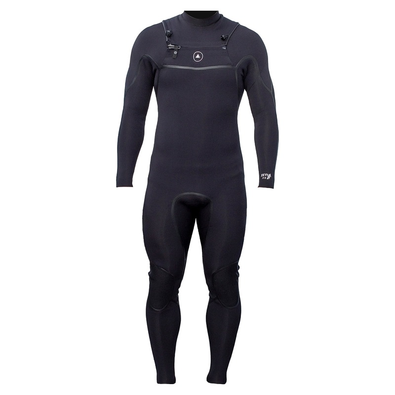 Zion Yeti Chest Zip 3/2.5mm Wetsuit – Black