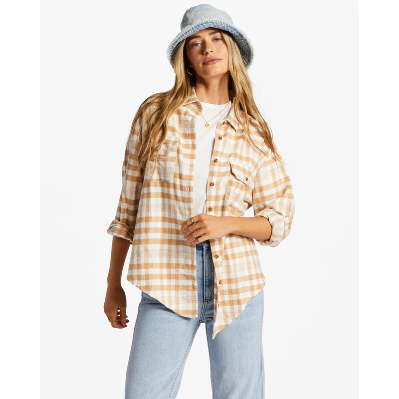 Billabong So Stoked L/S Shirt-Truffle