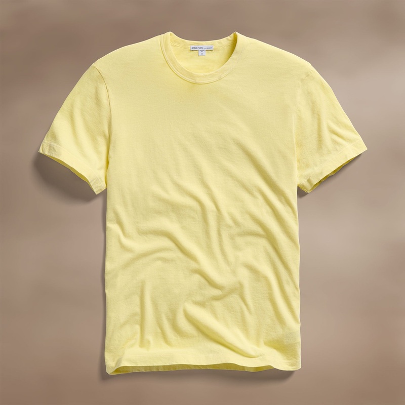 Short Sleeve Crew Neck – Yellow Cake Pigment