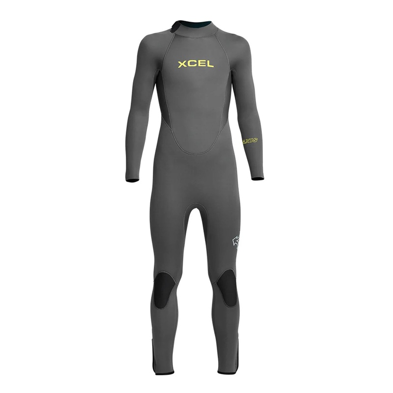 Xcel Axis 3/2mm Back-Zip Youth Fullsuit Wetsuit – Graphite