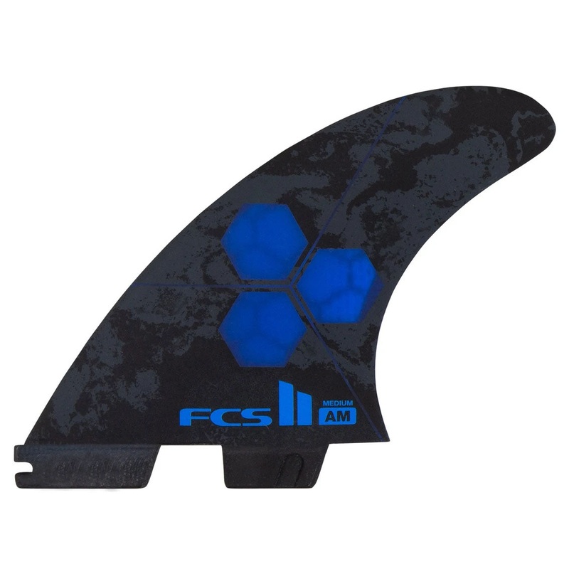 FCS II AM PC Tri Fin Set Cobalt – Medium