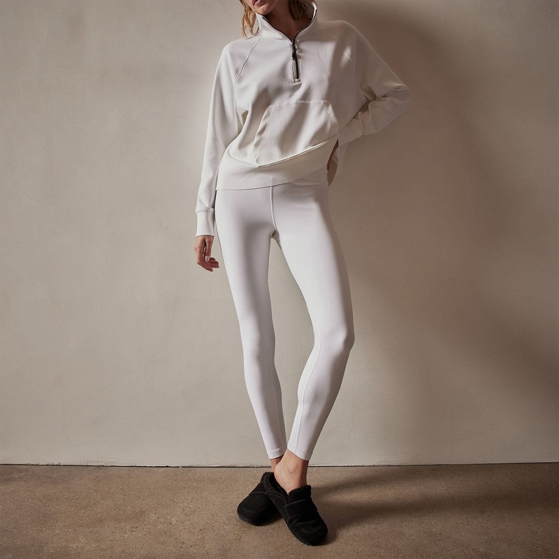 High Rise Leggings – White