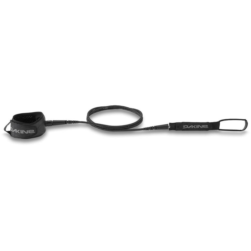 Dakine Kaimana Pro Comp Leash-Black-6′ x 3/16″