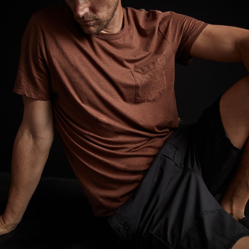 Recycled Lotus Jersey Pocket Tee – Malt