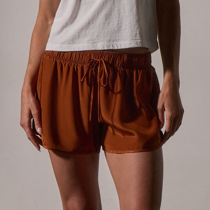 Silk Dolphin Short – Rust