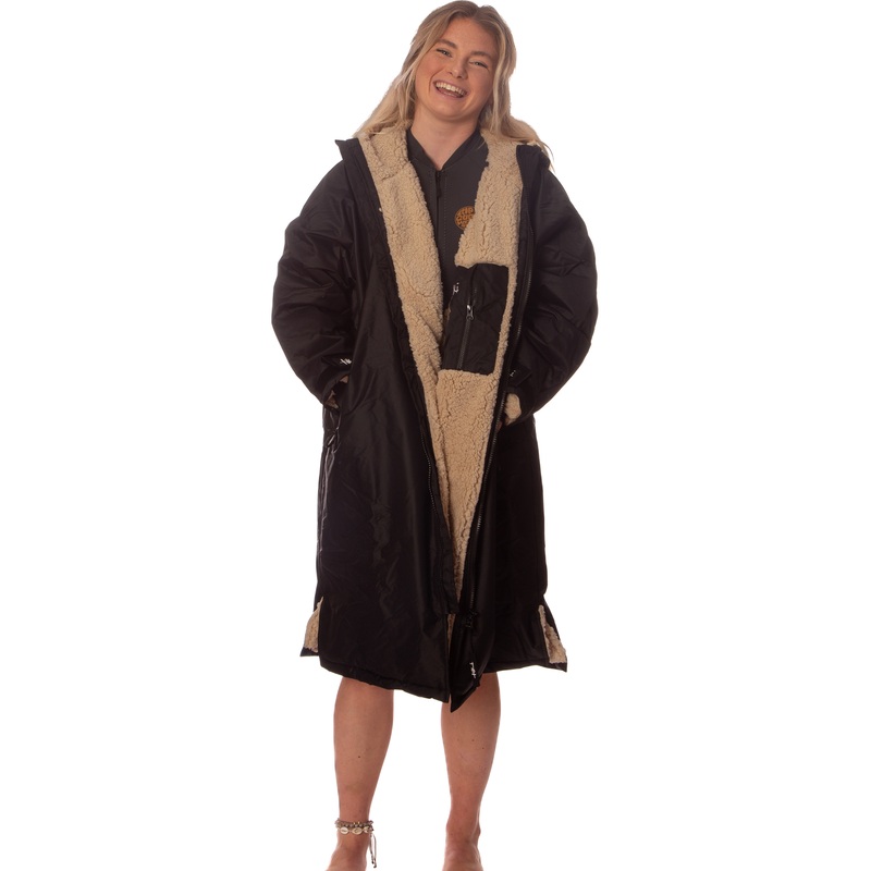 Tiki Tech Robe Black Taupe