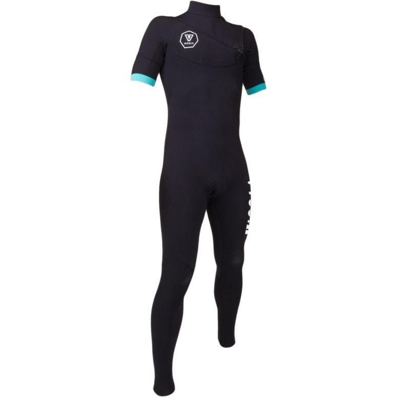 Vissla Boys 7 Seas 2/2 Short Sleeve Steamer – Black