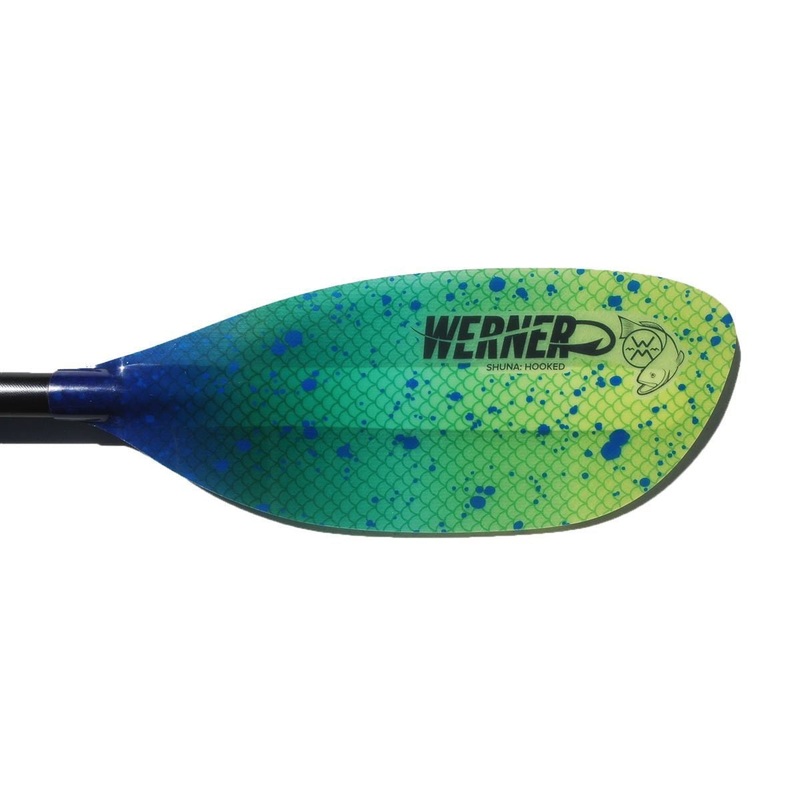 Werner Shuna Hooked Adj Kayak Fishing Paddle
