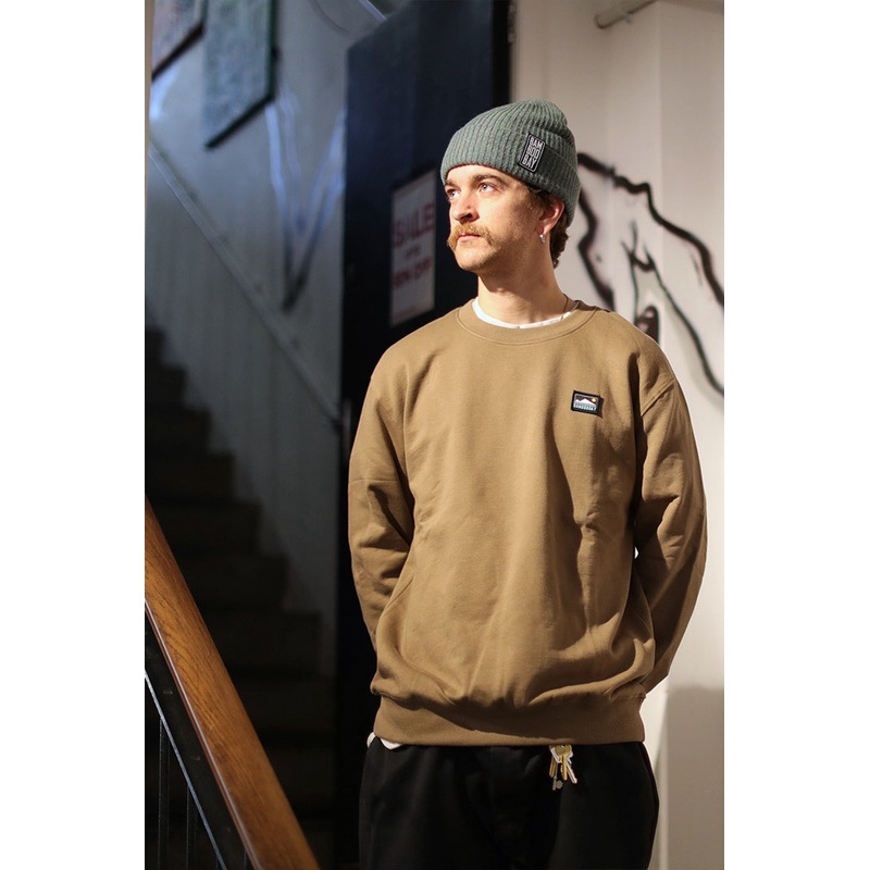 BamBooBay Journey Crew Sweatshirt Faded Brown