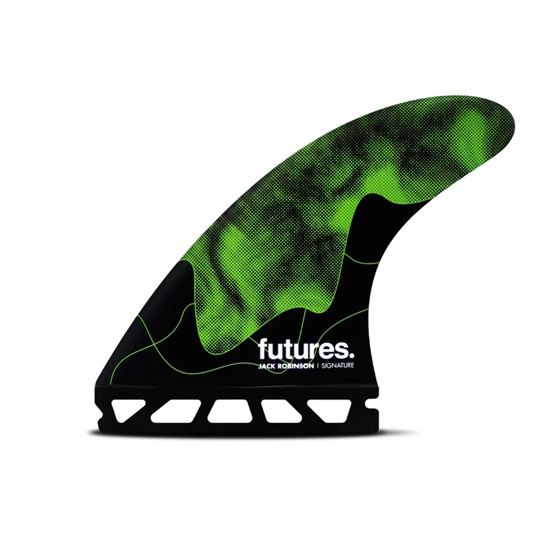 Futures Jack Robinson Honey Comb Tri Surfboard Fins – Medium/Green