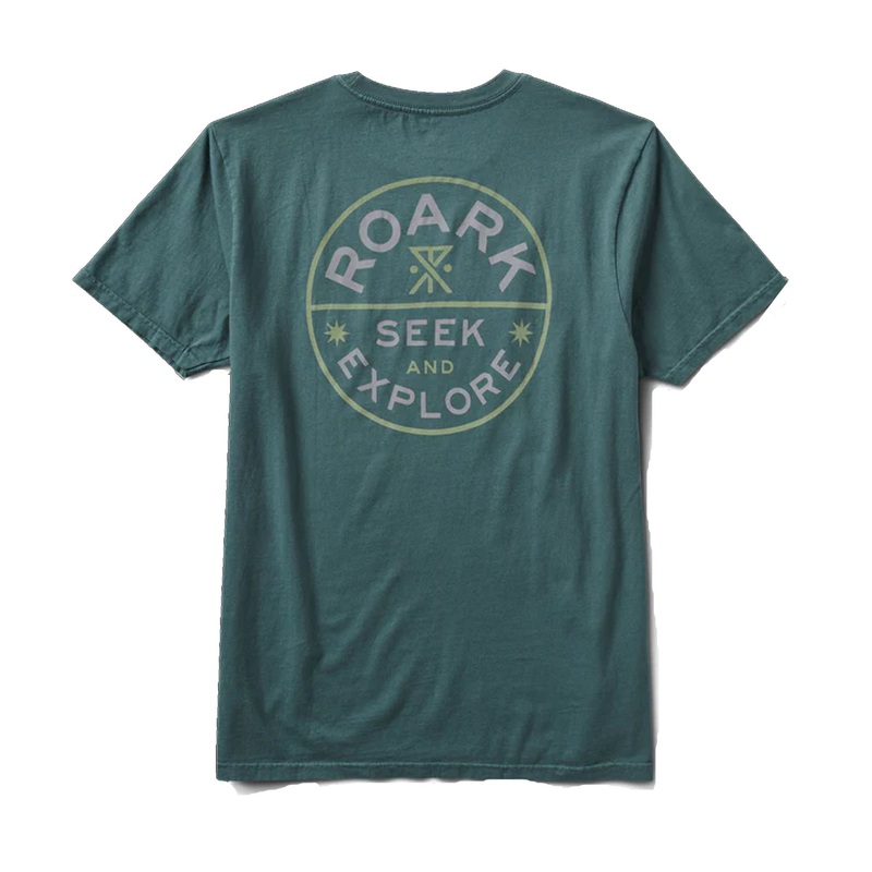Roark Seek & Explore Signet  Men’s S/S T-Shirt – Forest