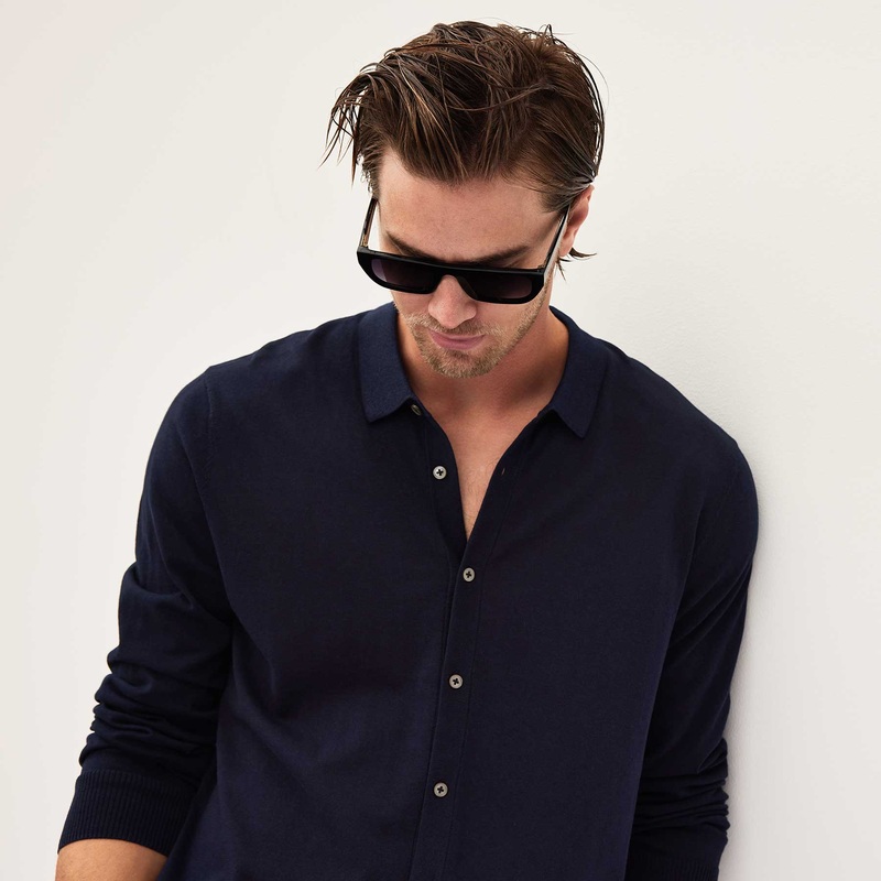 Sonoran Knit Shirt – Navy
