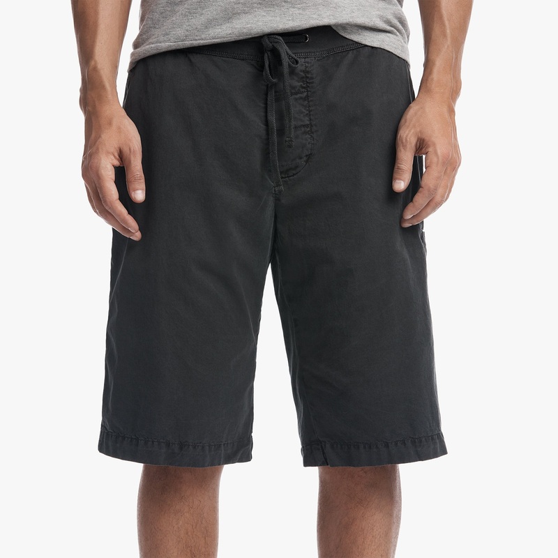 Contrast Waist Surplus Short – Carbon Pigment