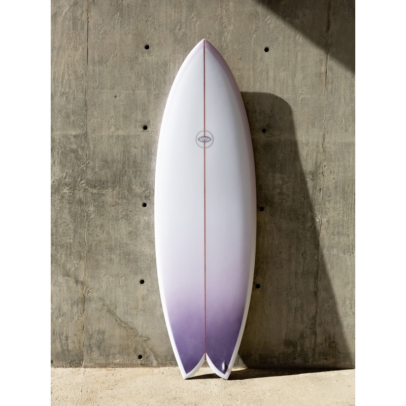 Eye Symmetry | Wombi Fish 5’8″ Clear Purple
