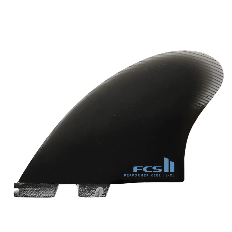 FCS II Performer Performance Glass Keel Fin Set – L/XL – Black