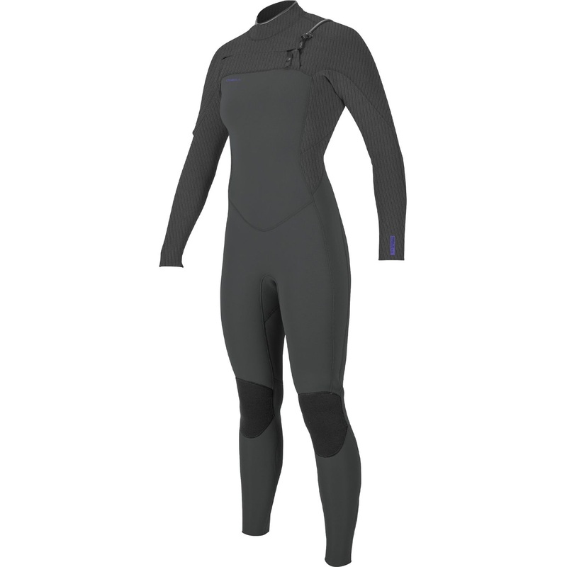 O’Neill Hyperfreak Women’s Wetsuit 4/3+ Chest Zip Gunmetal