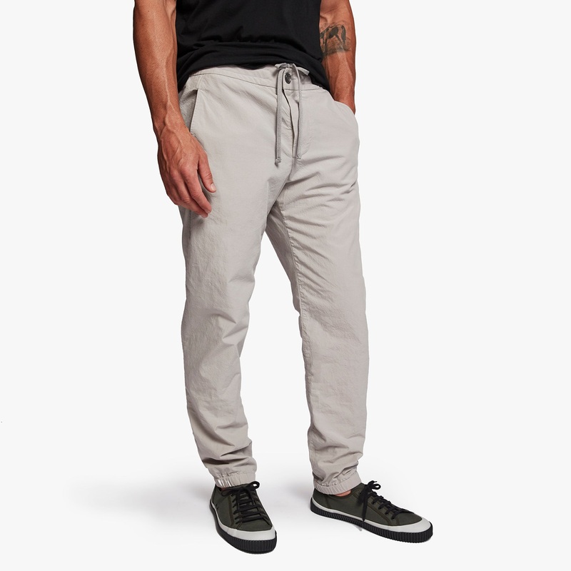 Twisted Seam Poplin Pant – Grey Cloud
