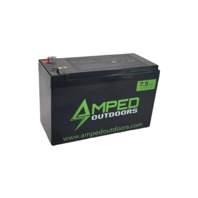 Amped Outdoors 7.5AH LiFePO4 Lithium Battery
