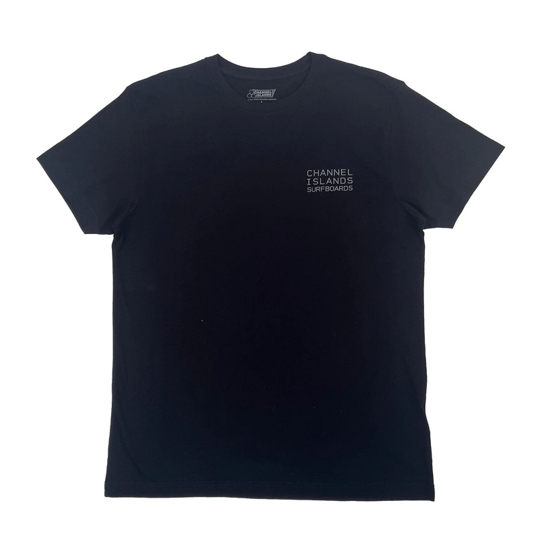 Channel Islands Spin Fin Men’s S/S T-Shirt – Black