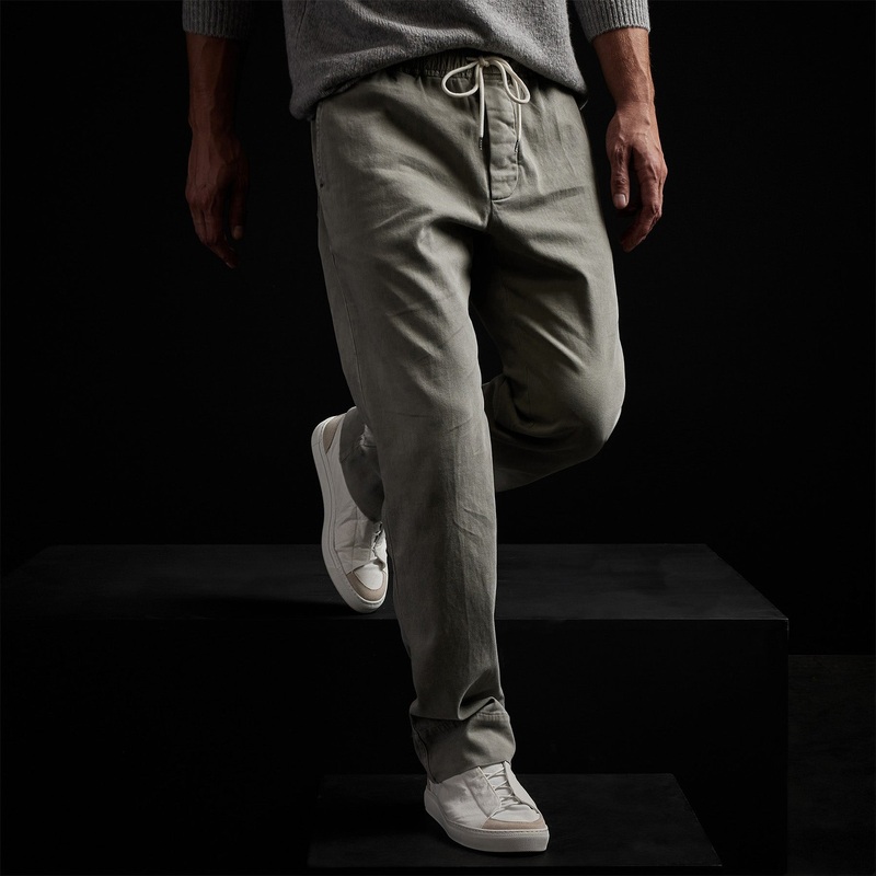 Cotton Twill Work Trouser – Concrete Pigment
