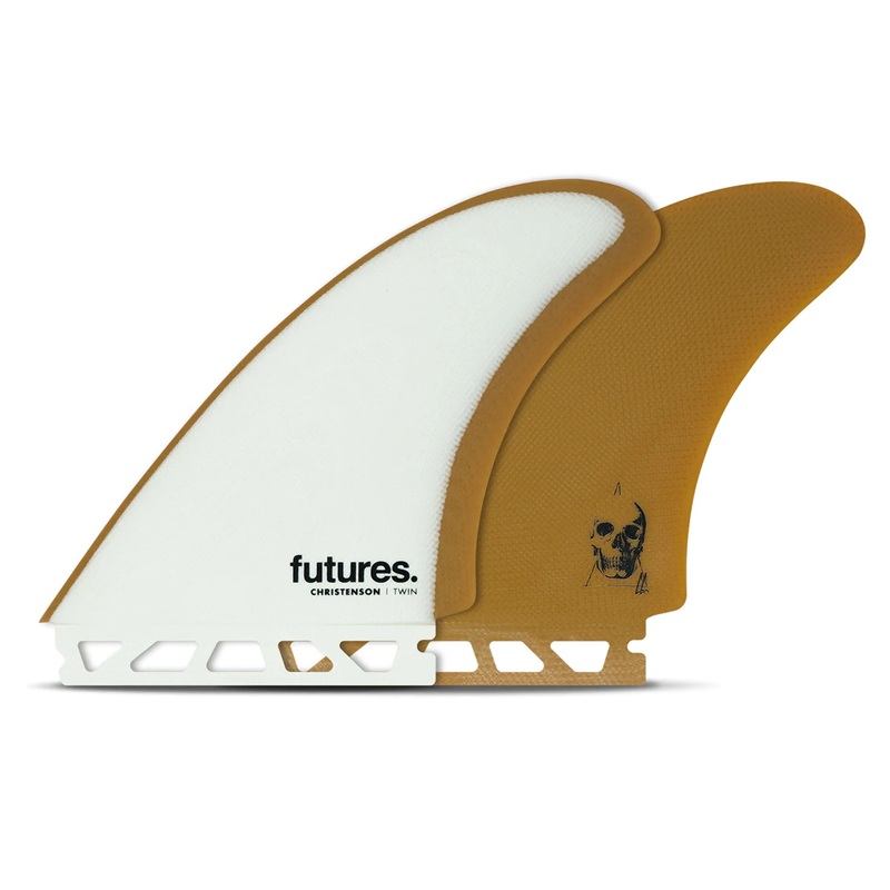 Futures Christenson Twin Surfboard Fins – Brown