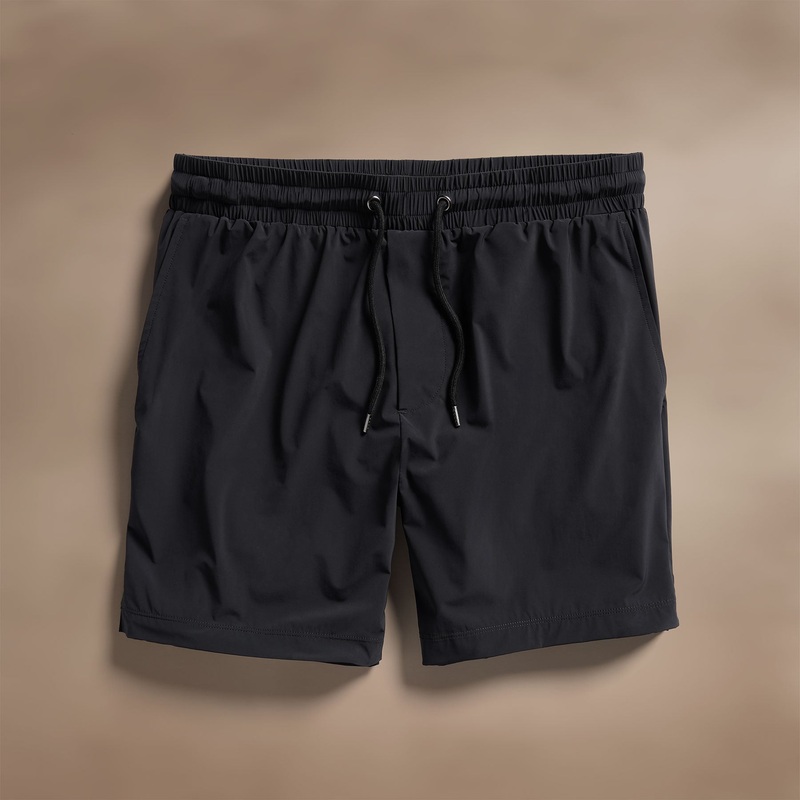 Split Hem Boardshort – Black