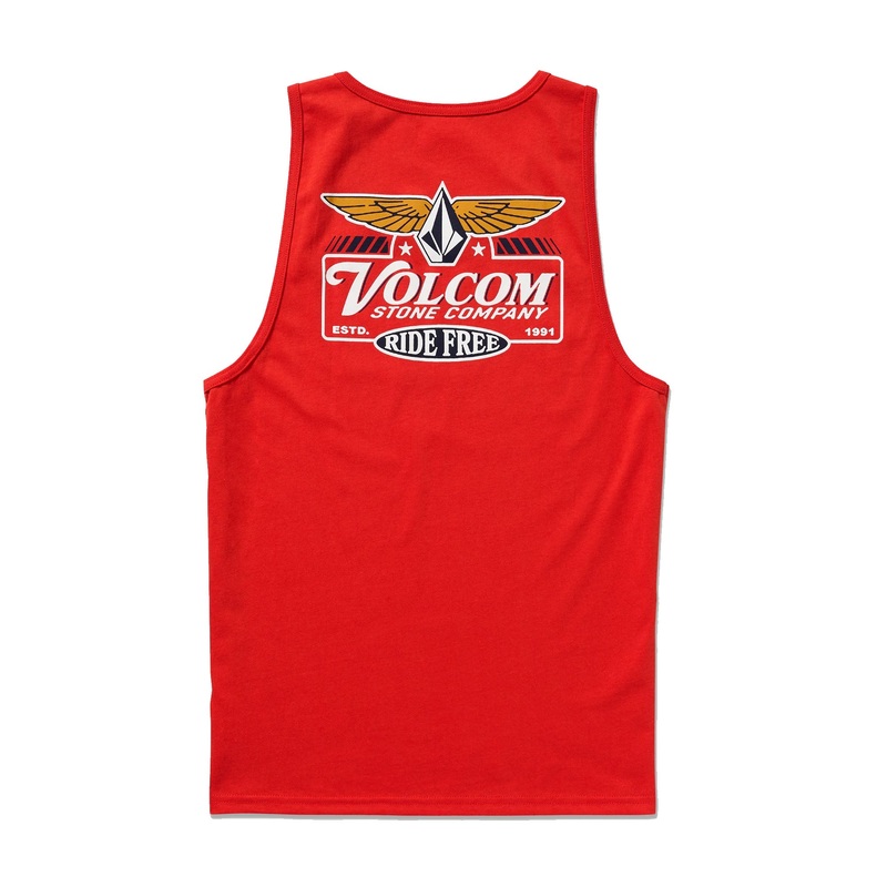 Volcom Revel Men’s Tank Top – Chili Red
