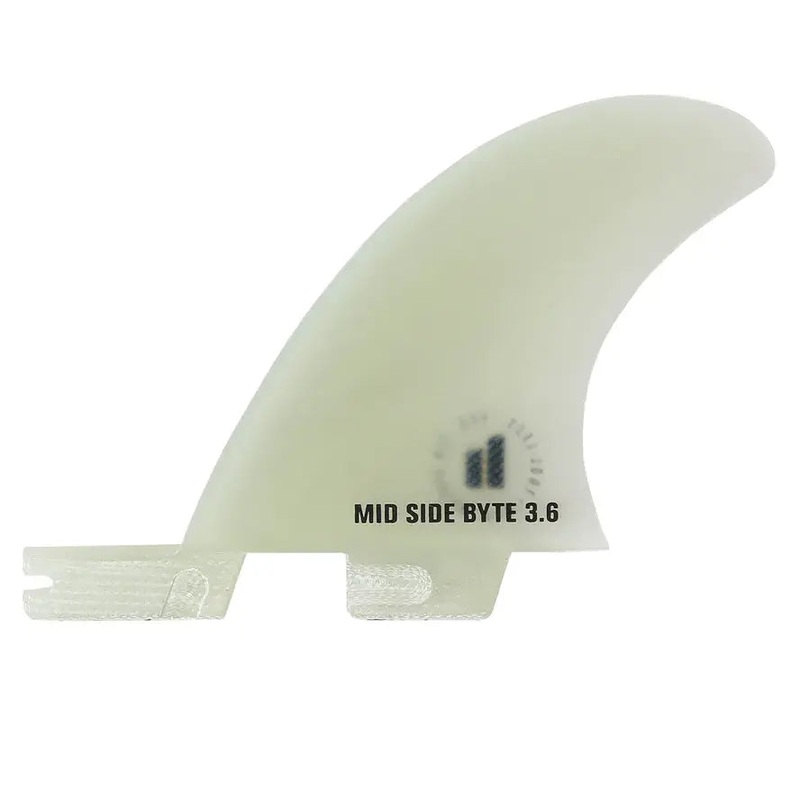 FCS II Mid Side Byte Fin Set – Clear