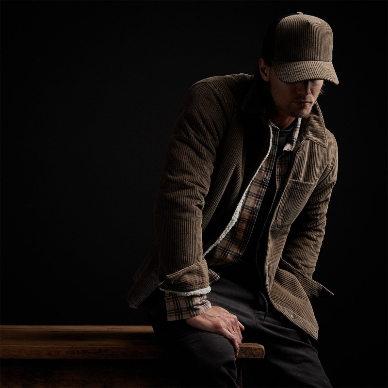 Sherpa Lined Corduroy Shirt Jacket – Old Whiskey