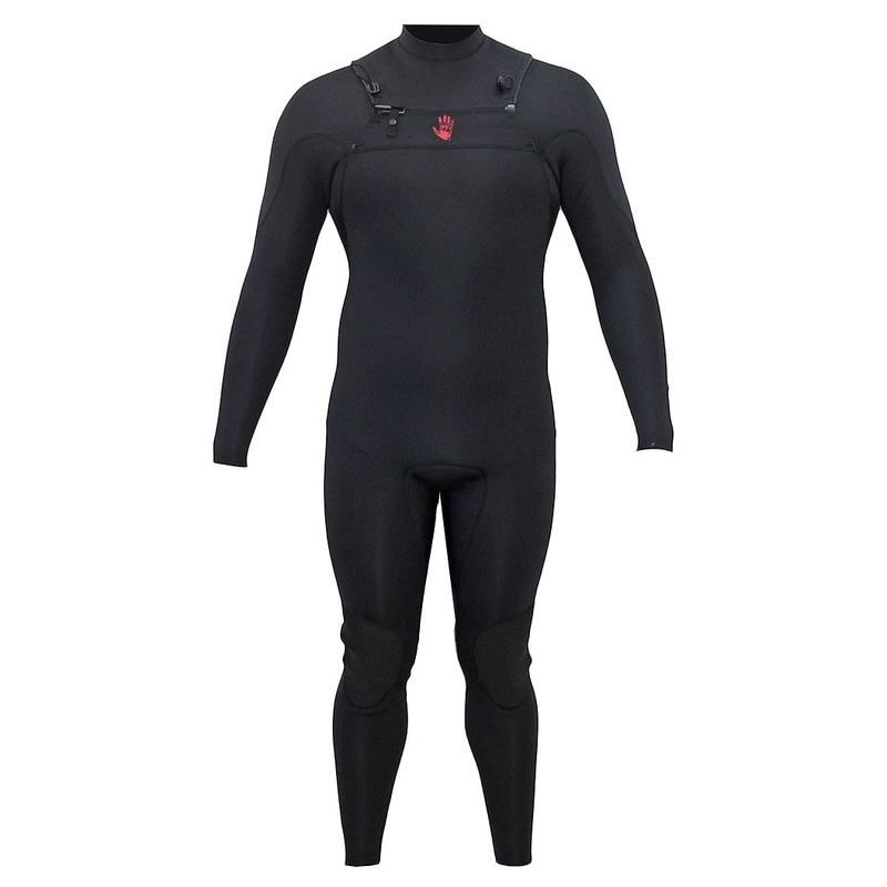Zion Ando Vault 4/3mm Chest Zip Wetsuit – Black