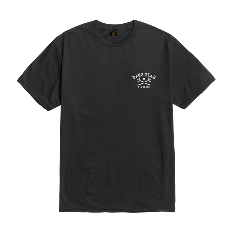 Dark Seas Headmaster Gravel Men’s S/S T-Shirt – Black