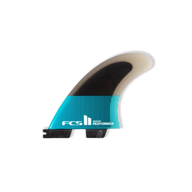 FCS – FCS II PERFOMER – PC – TEAL BLACK – L – 4FINS