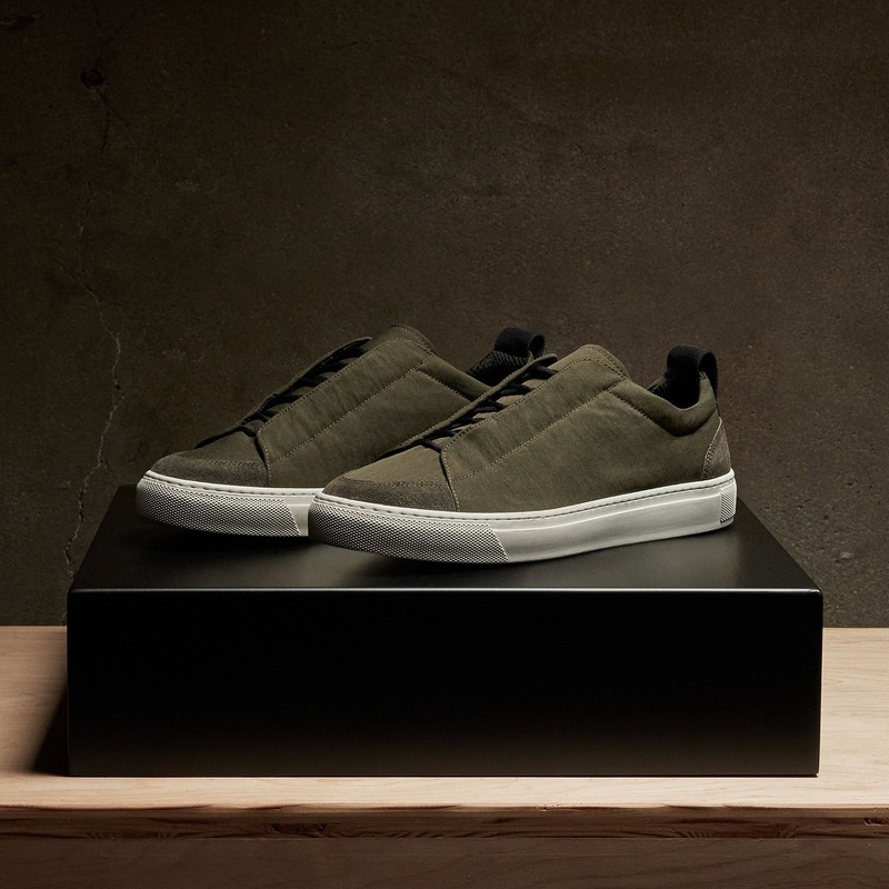 Men’s Solstice Skate Low Top Sneaker – Olive