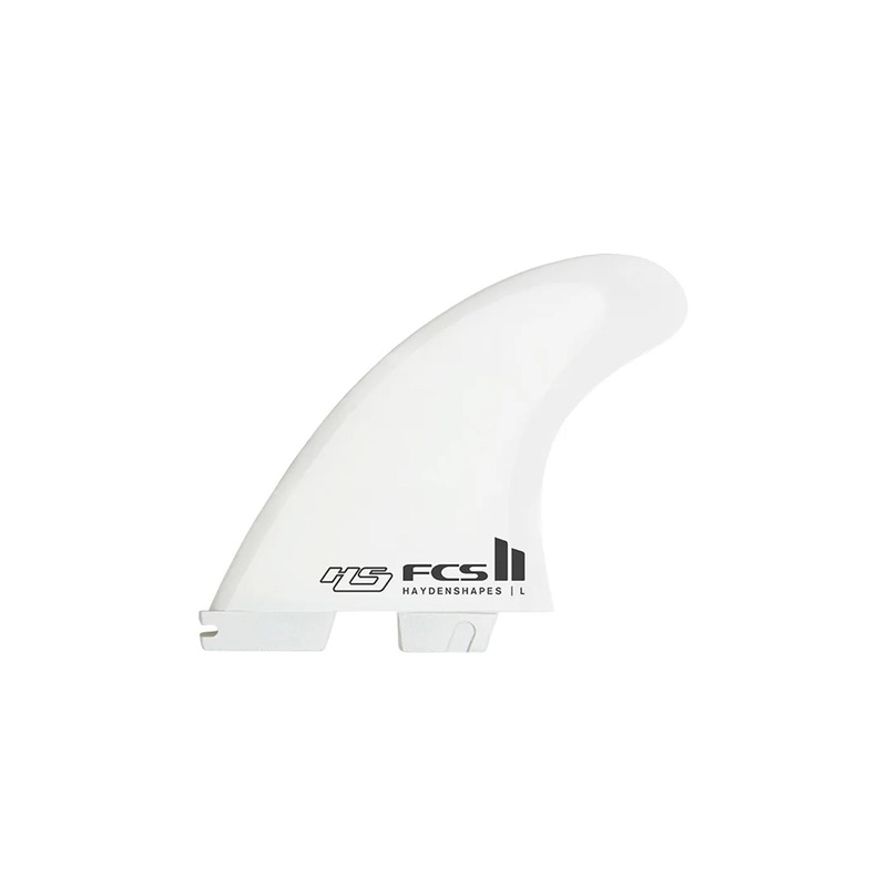 FCS 2 Hayden Shapes PC AIRCORE Thruster Fin Set – White